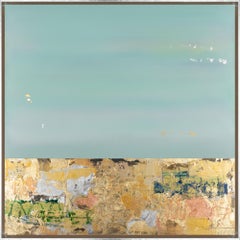 "Landschaft Nr. 11 Tokio" Contemporary Abstract Gerahmt Gemischte Medien auf Leinwand