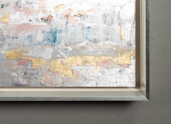 "Landscape No. 25 NYC" Contemporary Abstract Framed Mixed Media on Canvas