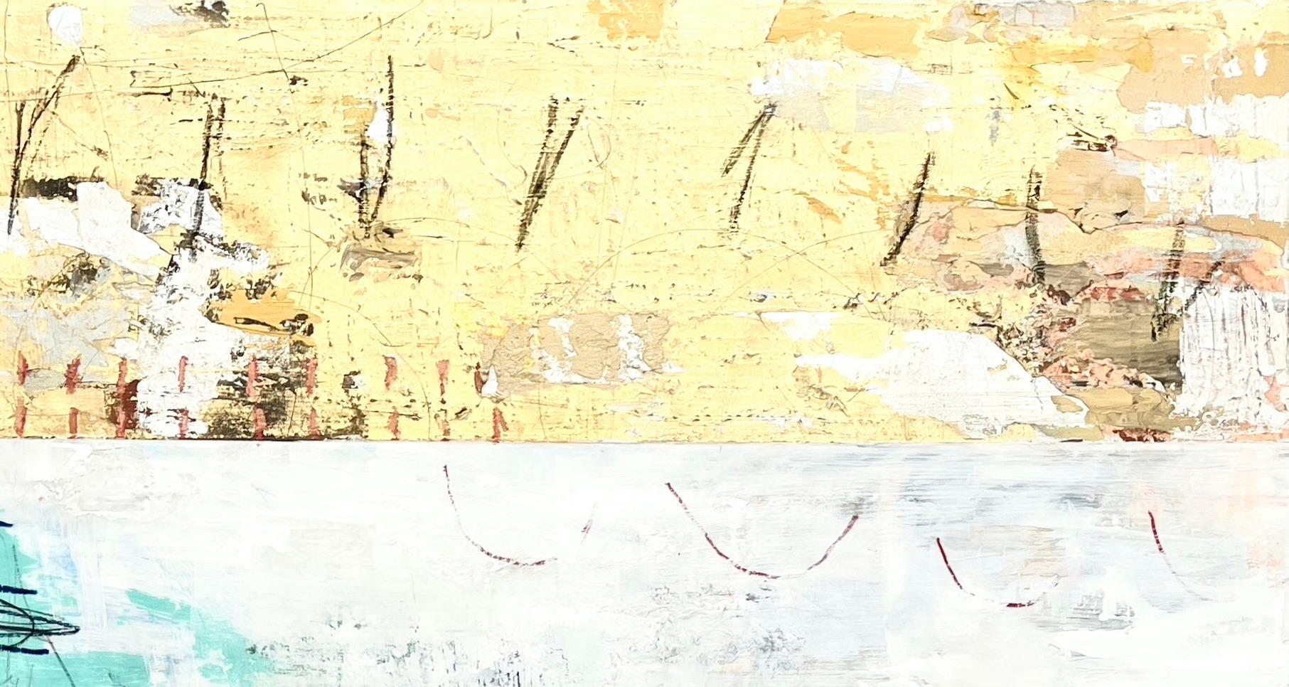 Gold and Color No. 131 - Contemporary Painting by Takefumi Hori