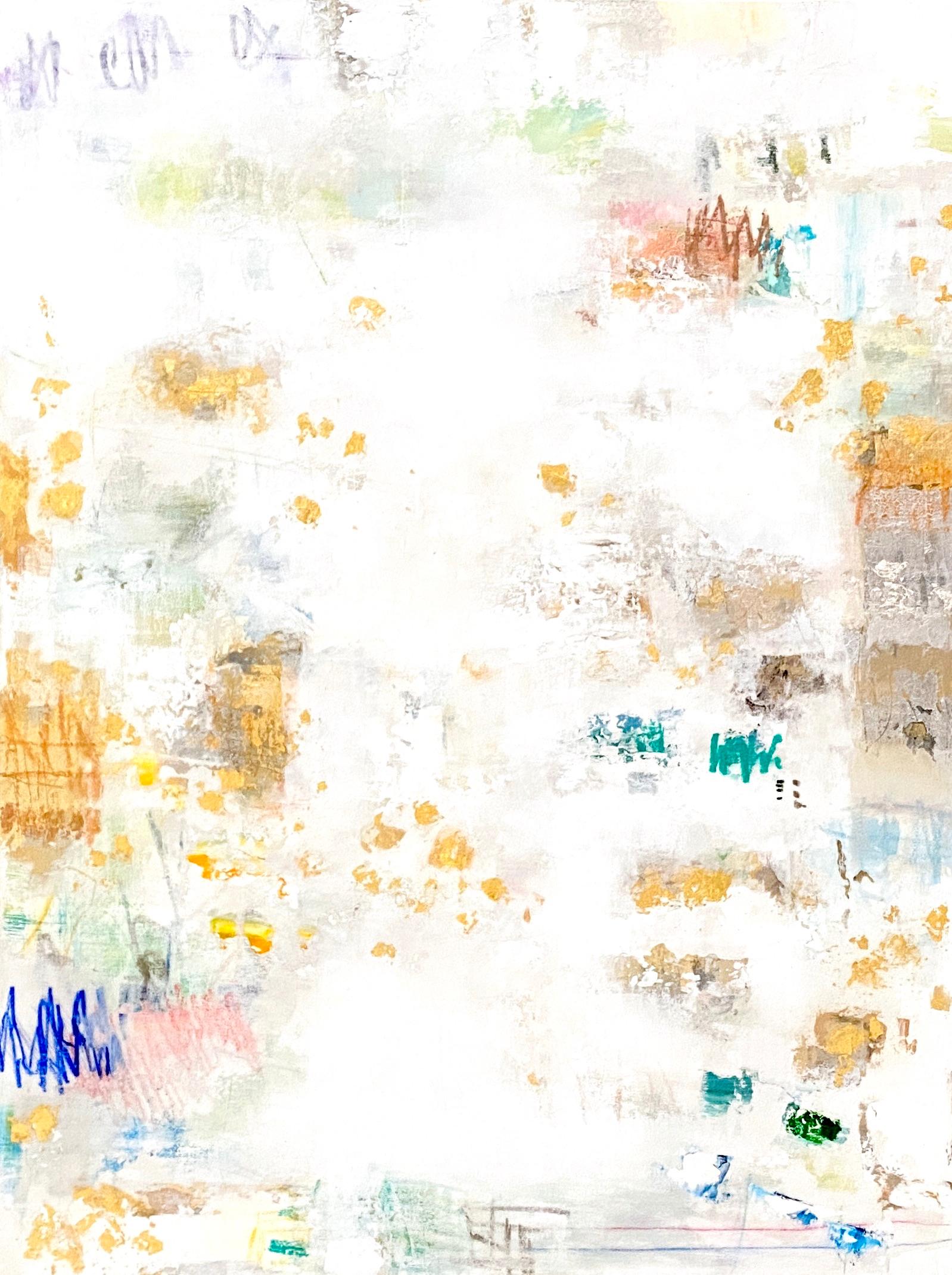 Takefumi Hori Abstract Painting - Gold and Color No. 86