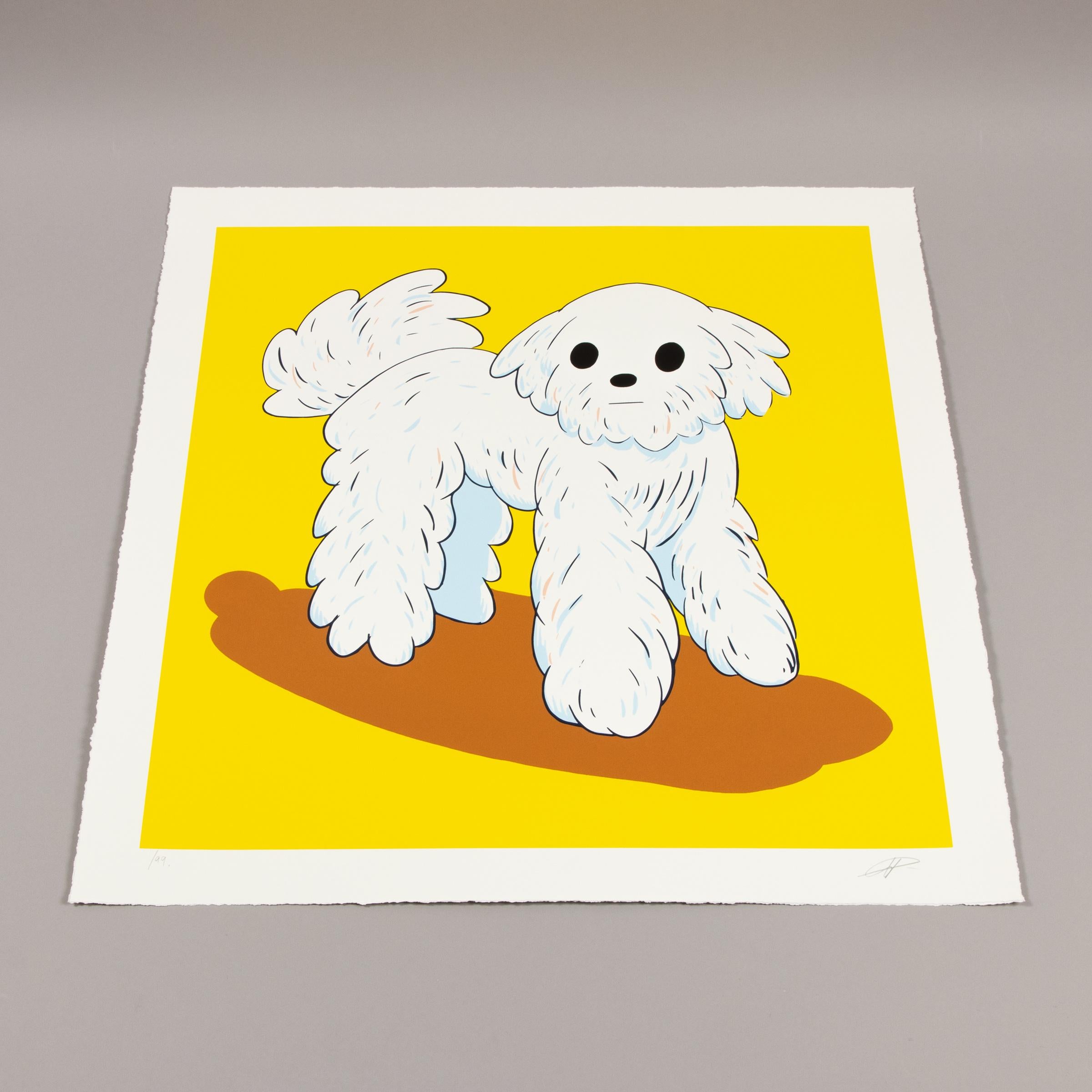 Takeru Amano, El Perro - Serigrafía Firmada, Arte Pop Japonés en venta 2