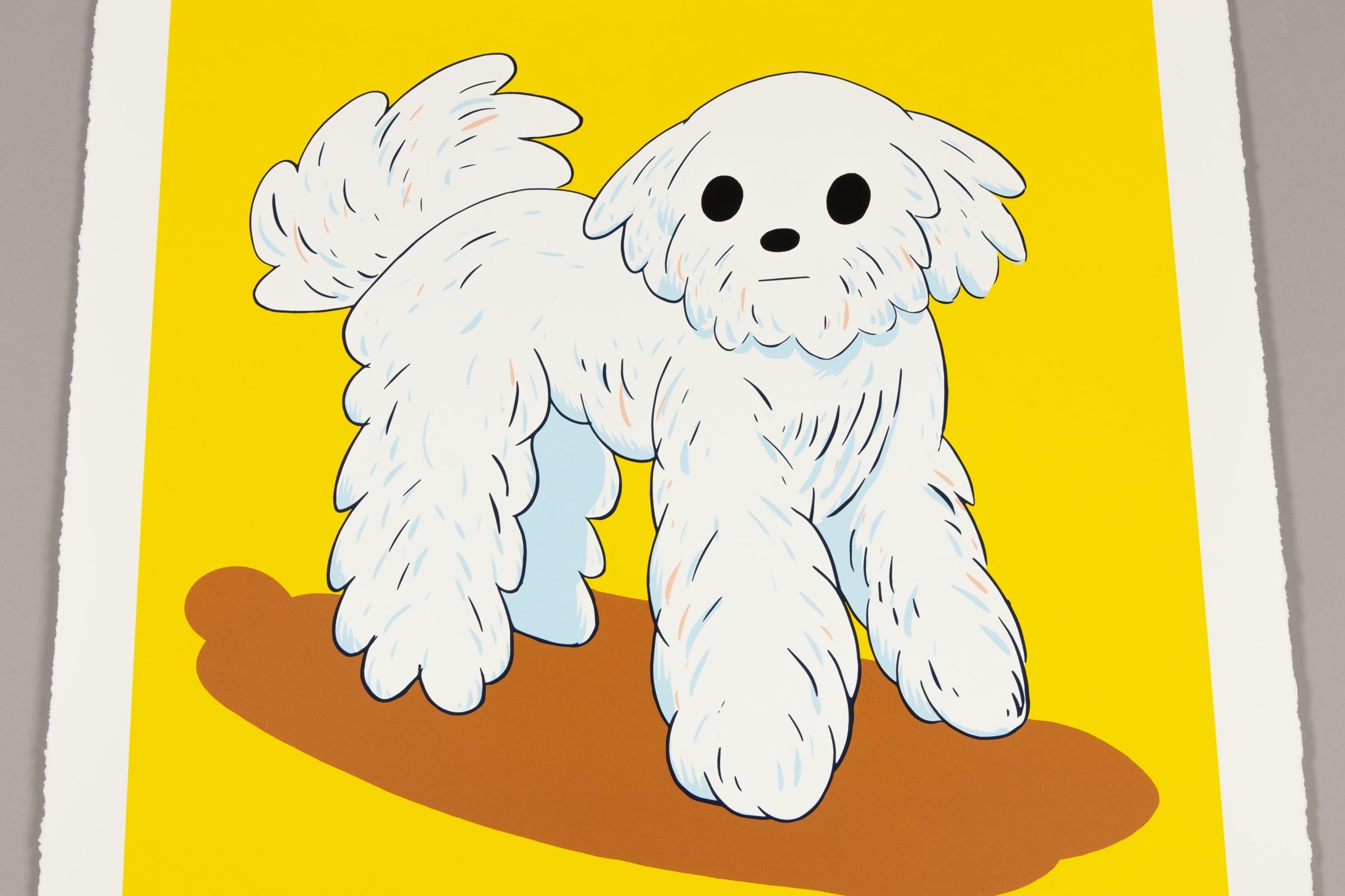 Takeru Amano, El Perro - Serigrafía Firmada, Arte Pop Japonés en venta 5