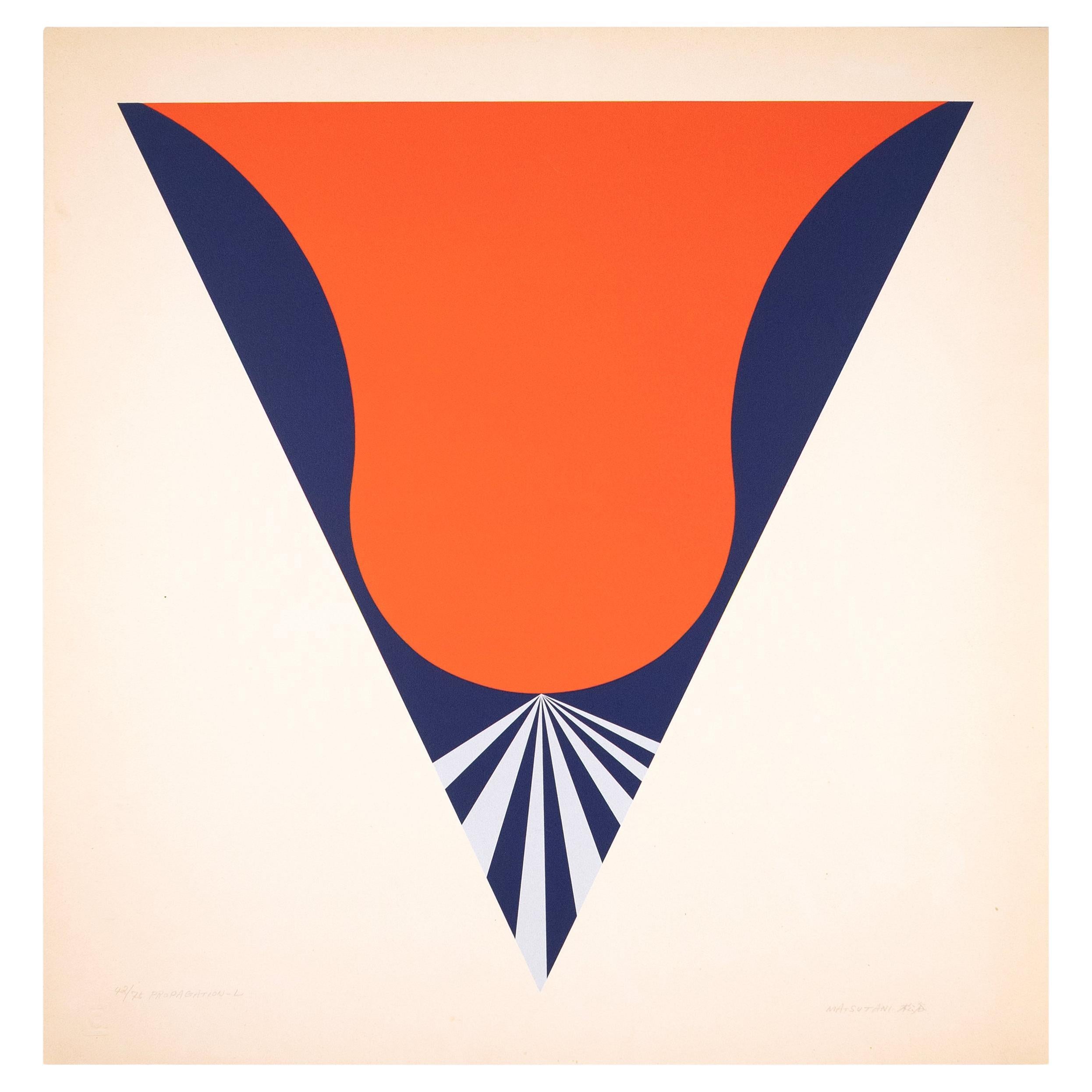 Takesada Matsutani Propagation-L Signed Abstract Minimalist Silkscreen 42/75 Art