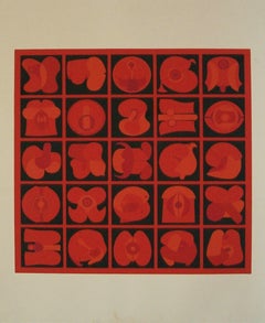 TAKESHI KAWASHIMA – Nr. 68 – Originallithographie aus der Mitte des Jahrhunderts – ca. 1960er Jahre