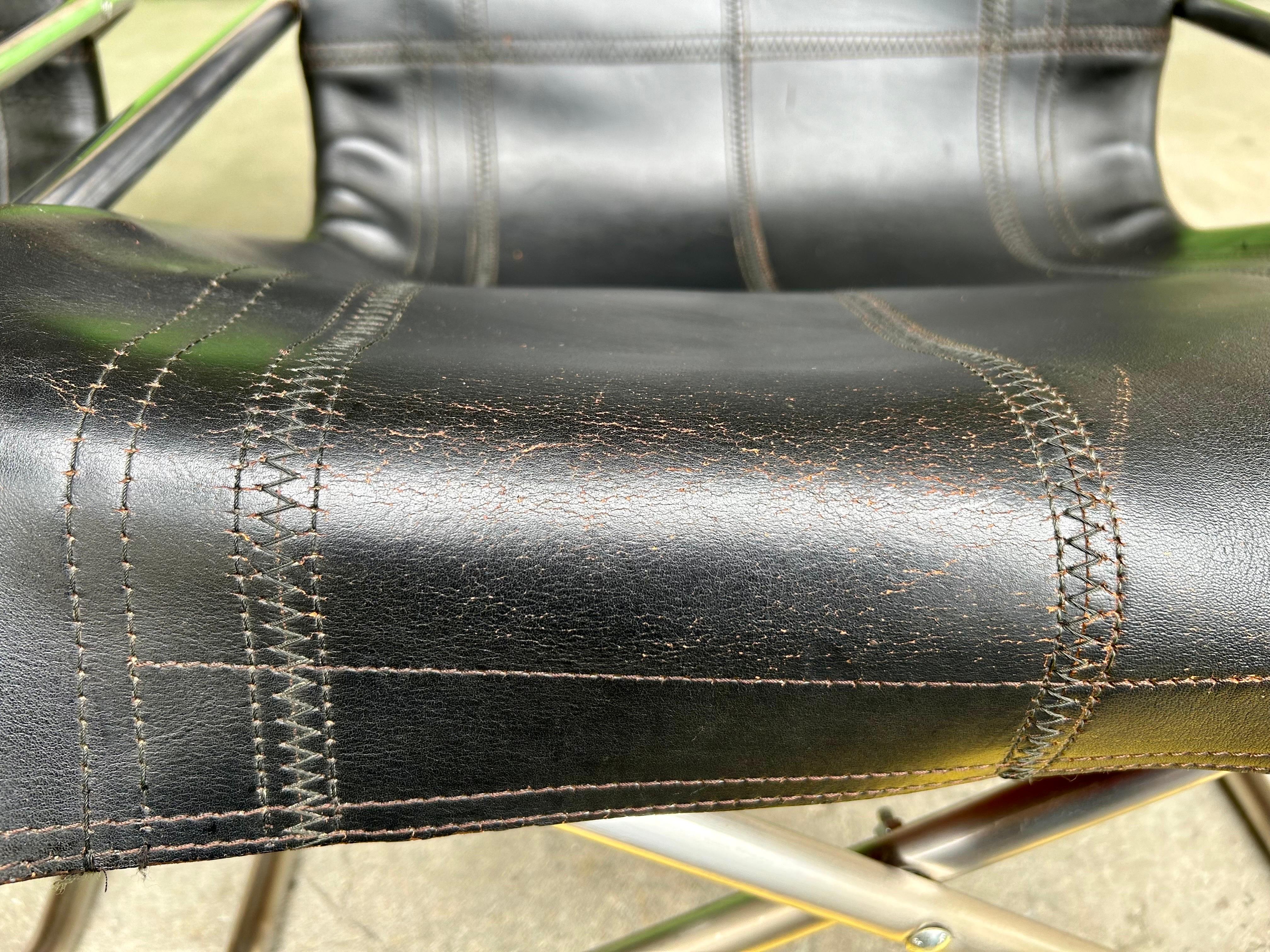 Takeshi Nii Saddle Leather ‘Ny’ Lounge Chairs 1