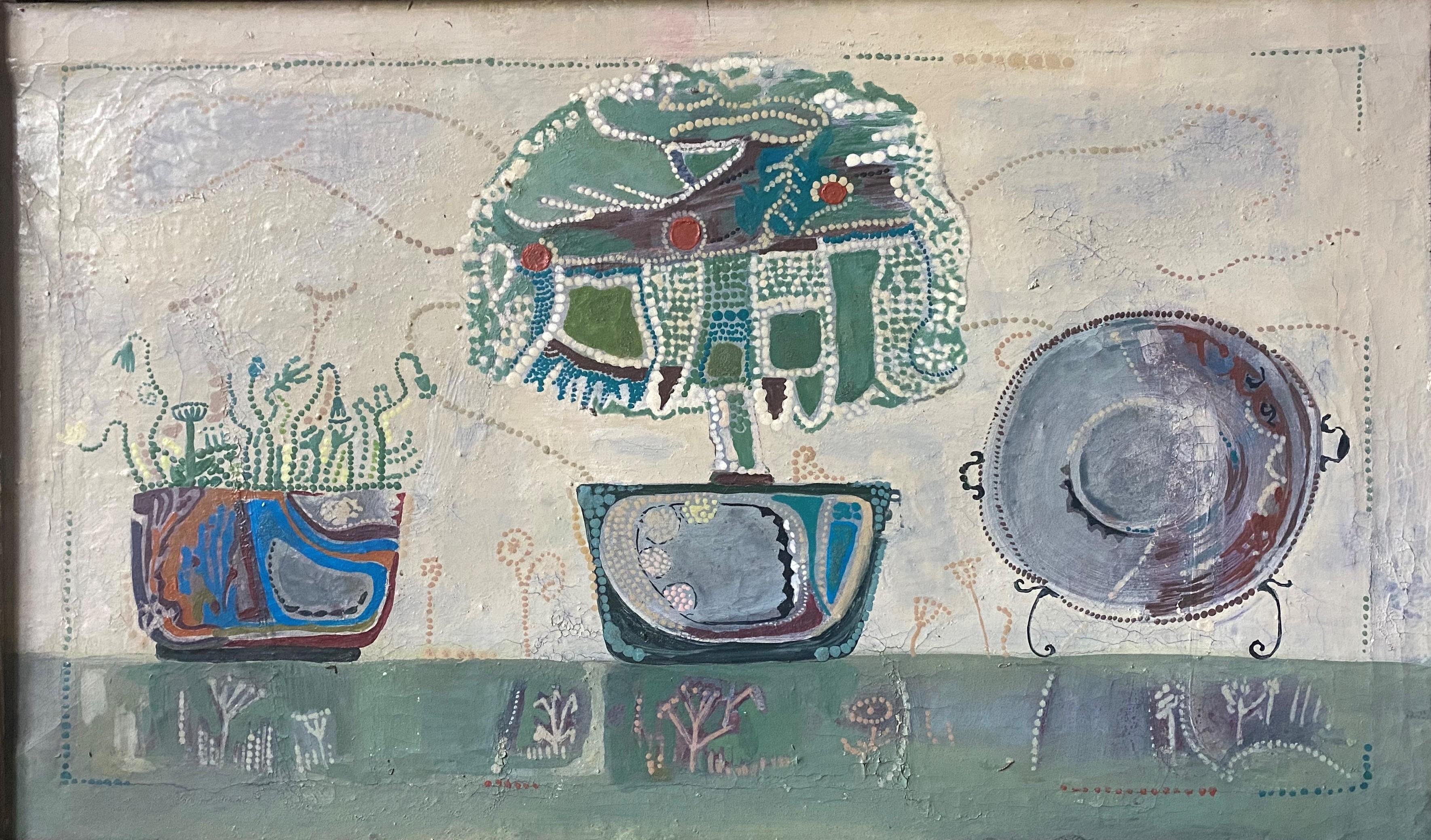 Georgian Contemporary Art by Tako Chanchaleishvili - Still Life Dwarf Tree