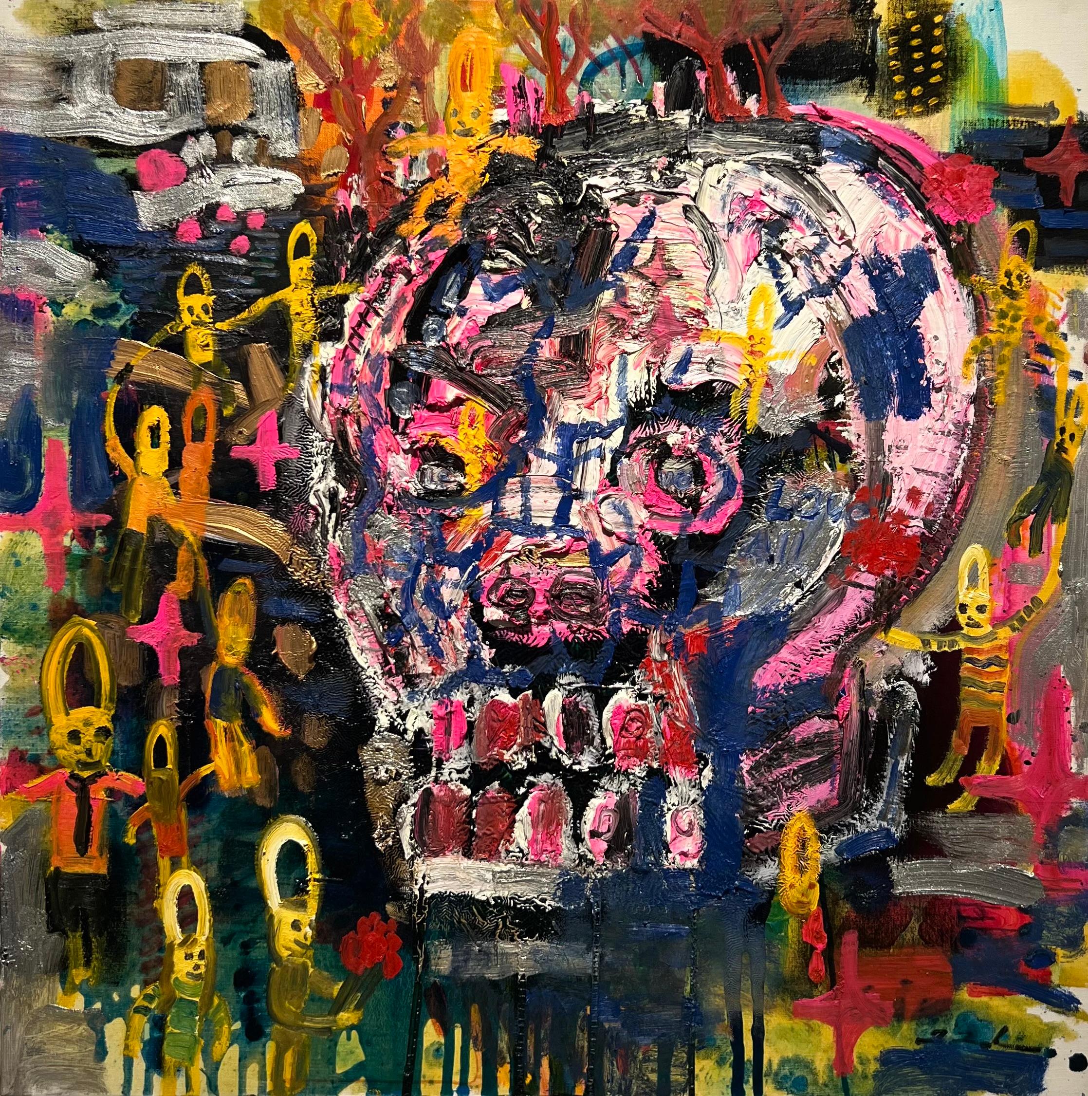 SKUL - Painting by Takuma Tanaka