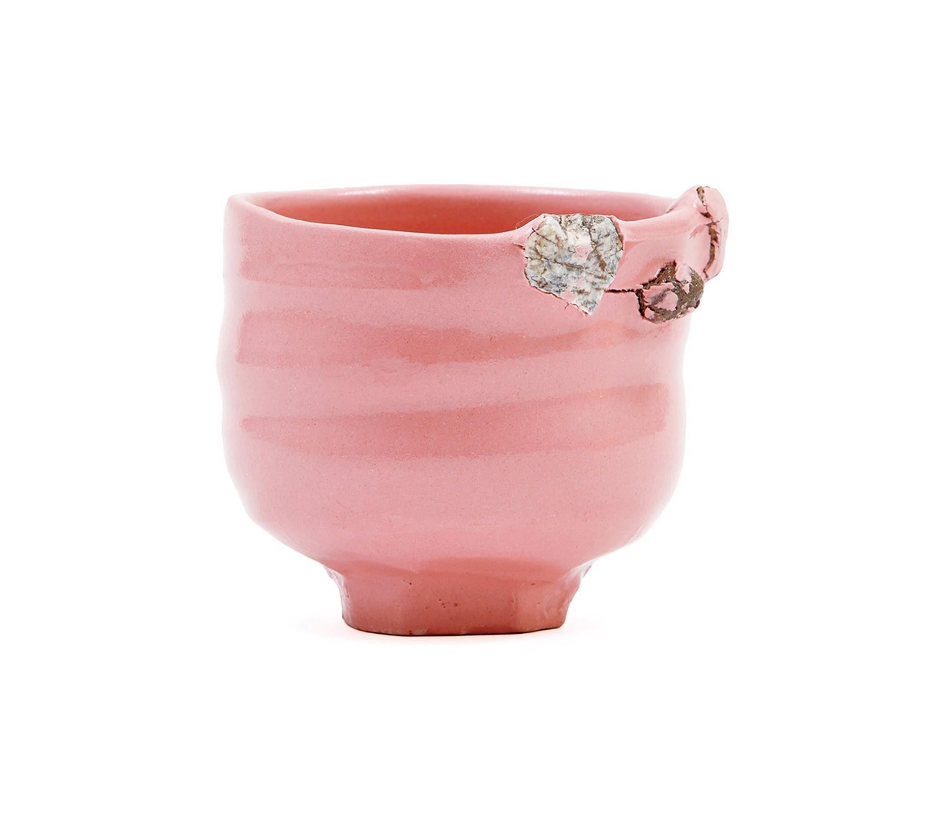 Takuro Kuwata 桑田卓郎Small Bowl, ca. 2015Porcelain, glaze, pigment, stone, with original box6 x 7 x 7 cm (2.36 x 2.76 x 2.76 in)