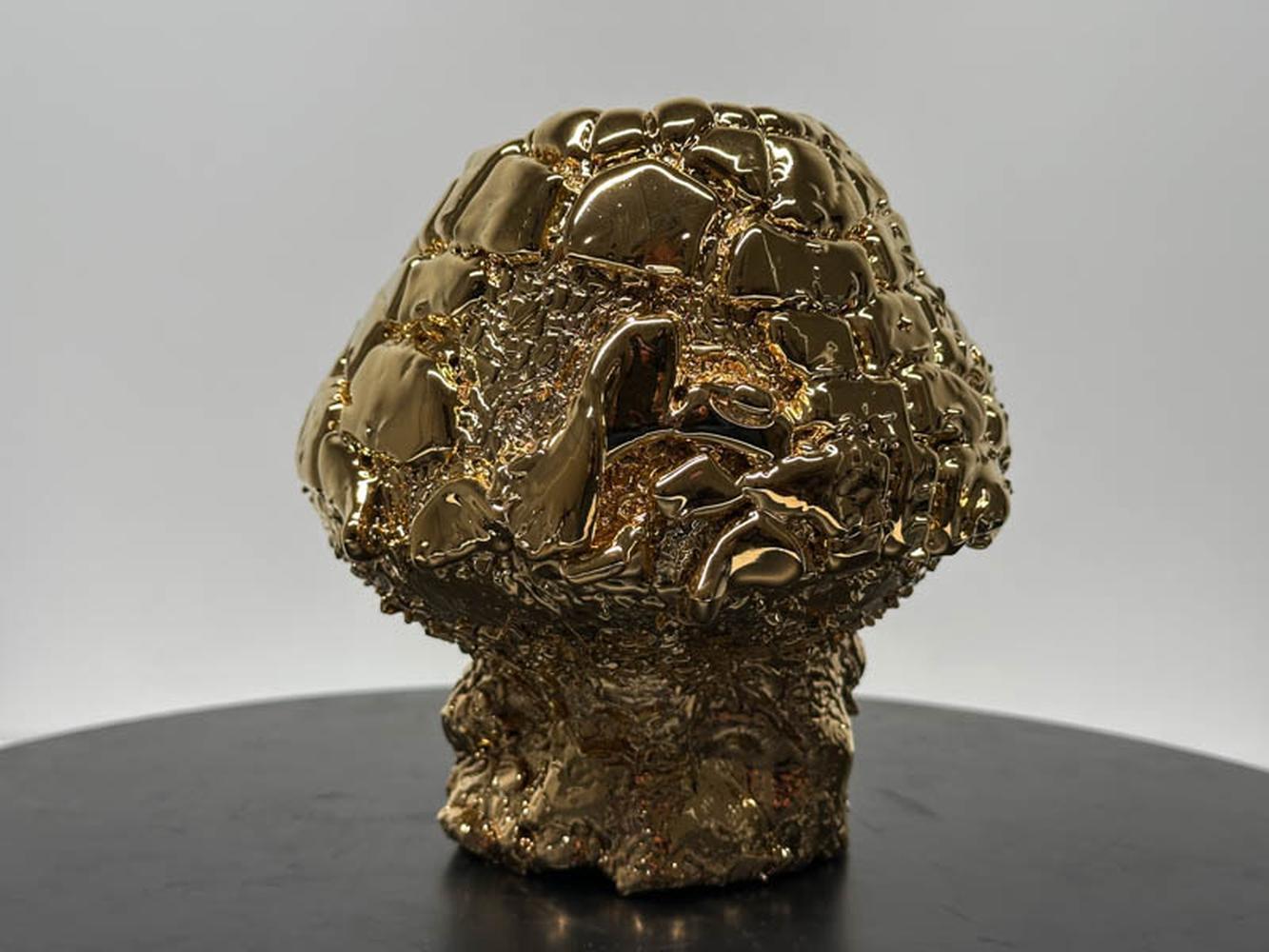 Bol à thé, 2017 Porcelaine, émail, or sculpture de Takuro Kuwata. en vente 6