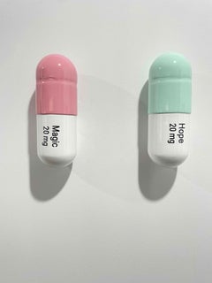 20 MG Pastilla mágica Hope Combo (rosa claro, verde menta) - escultura figurativa