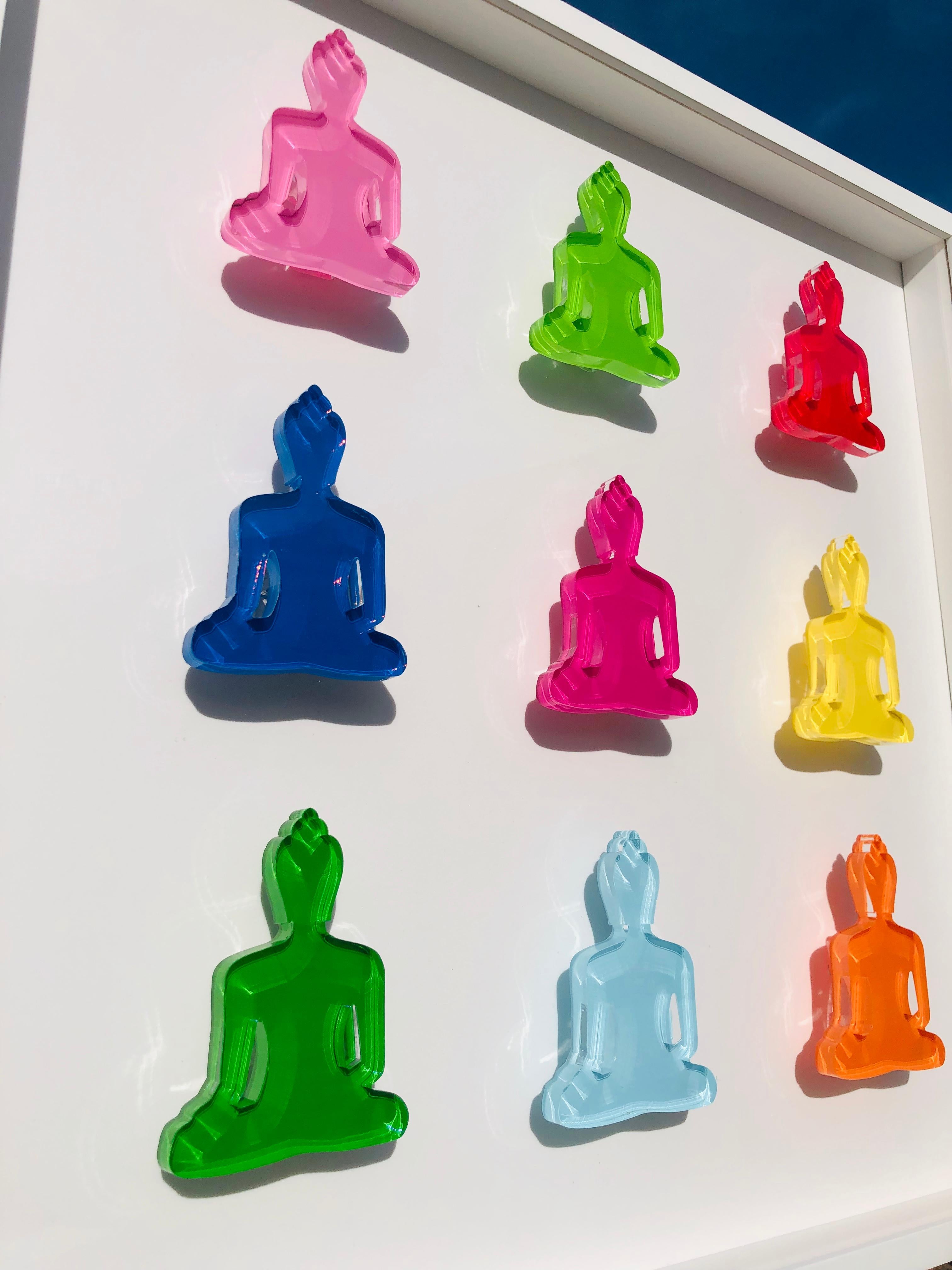 Buddha sculptures wall art - Nine no 6 1