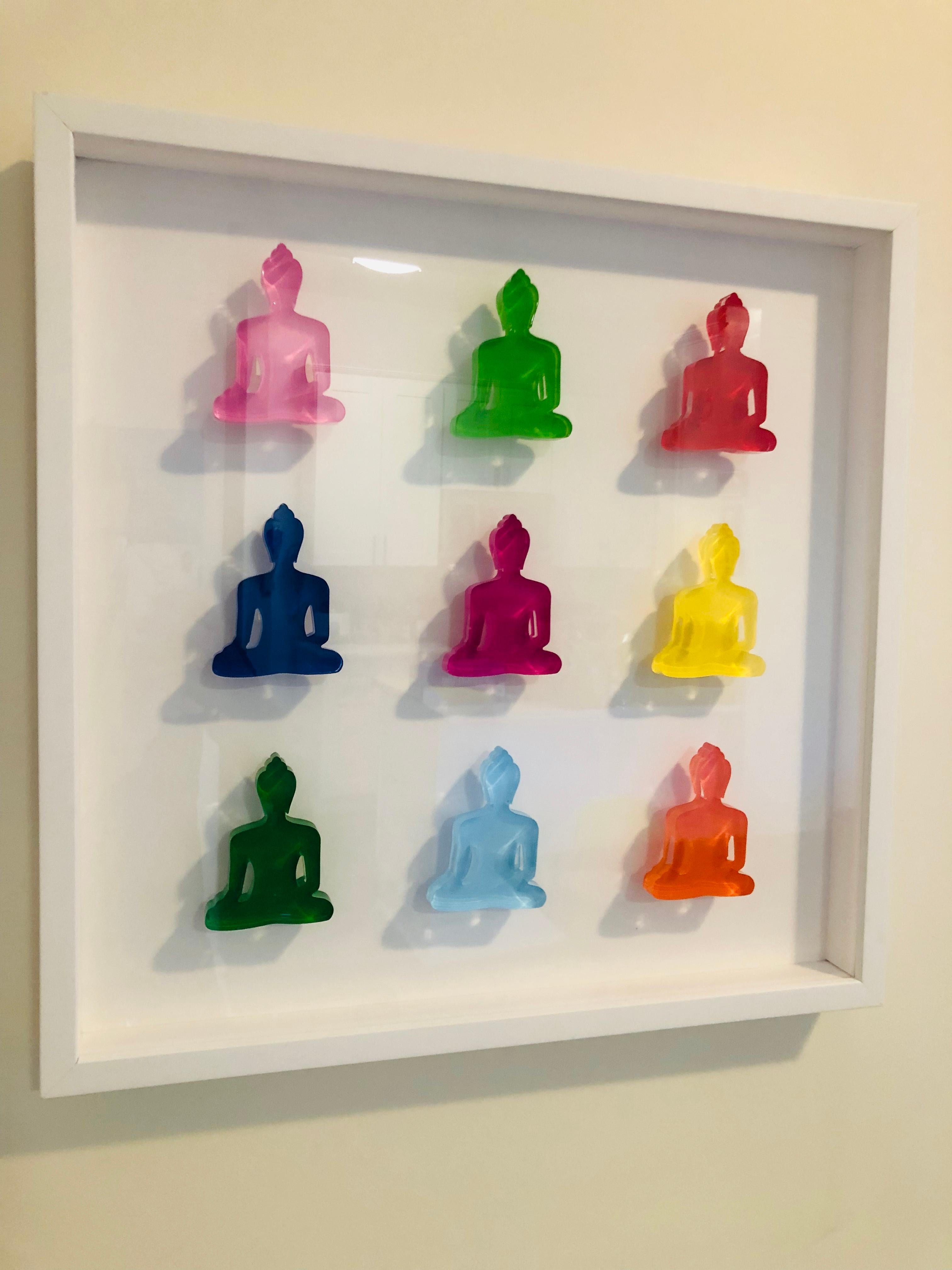 Buddha sculptures wall art - Nine no 6 5