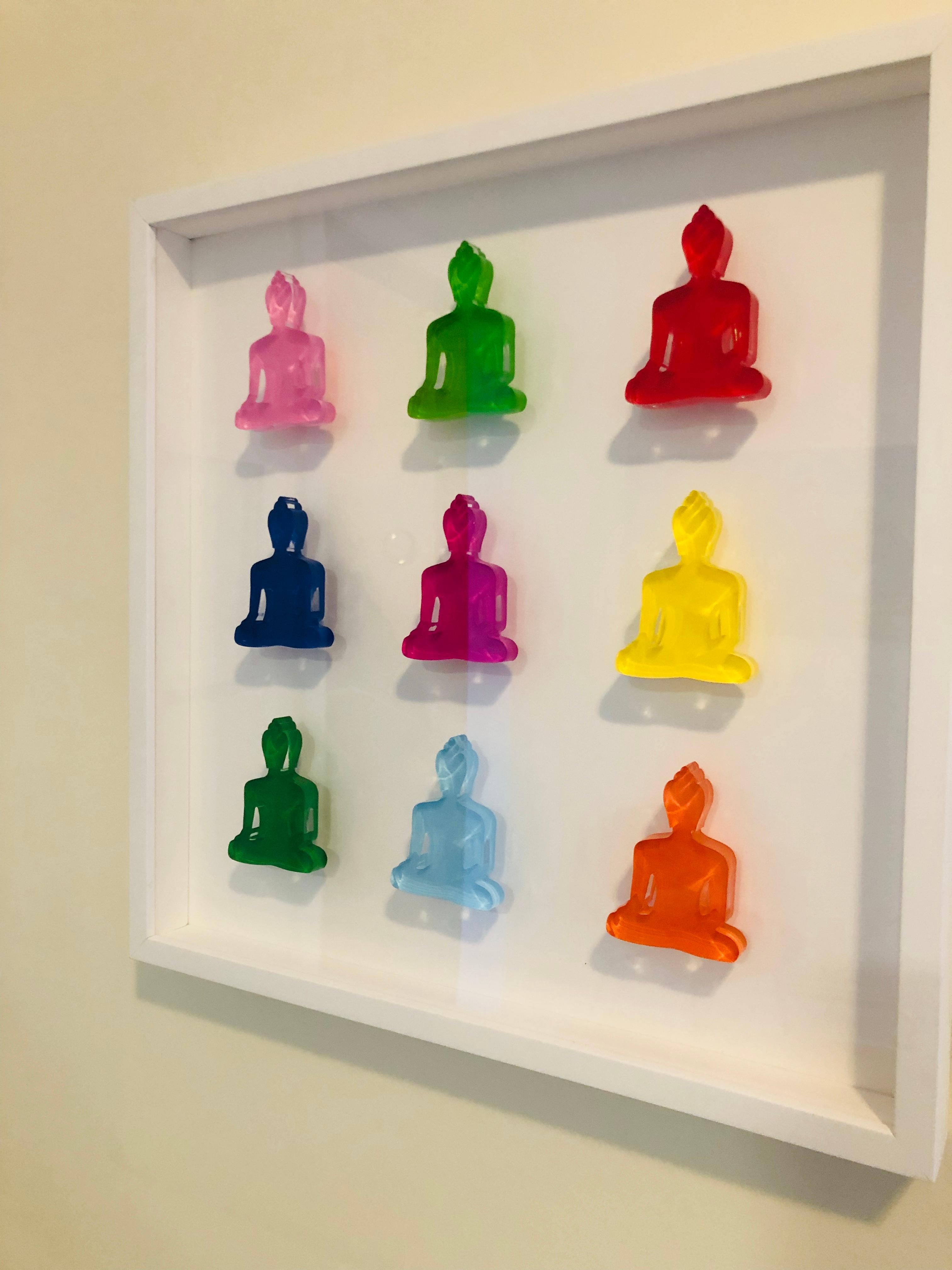 Buddha sculptures wall art - Nine no 6 6