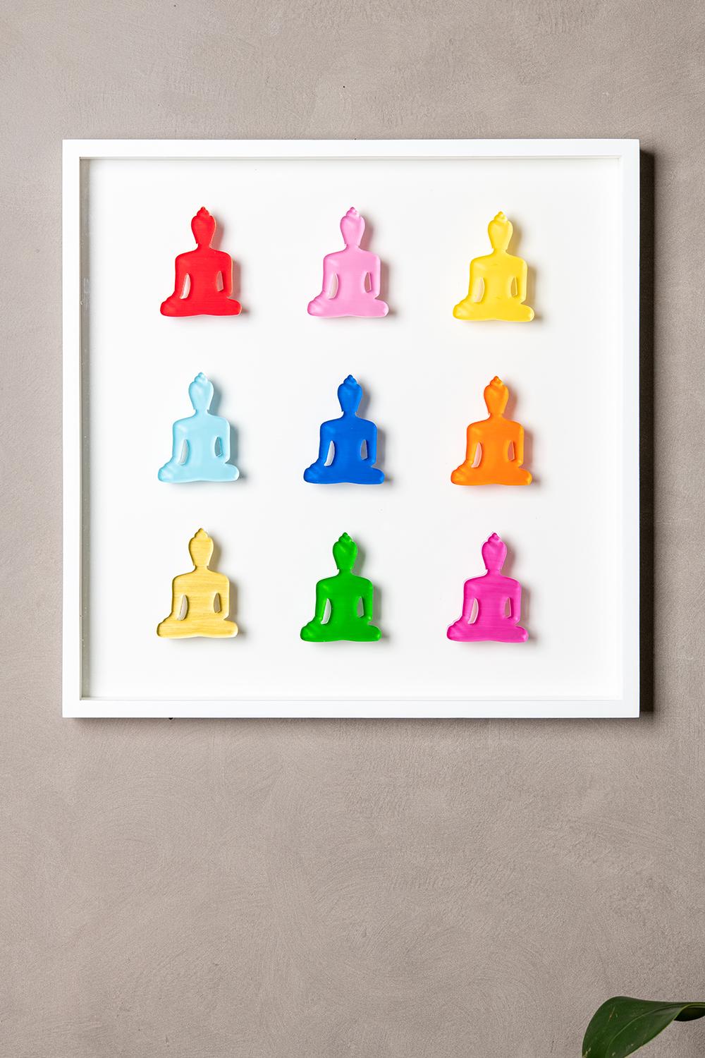 Buddha wall art - Nine No. 1 1