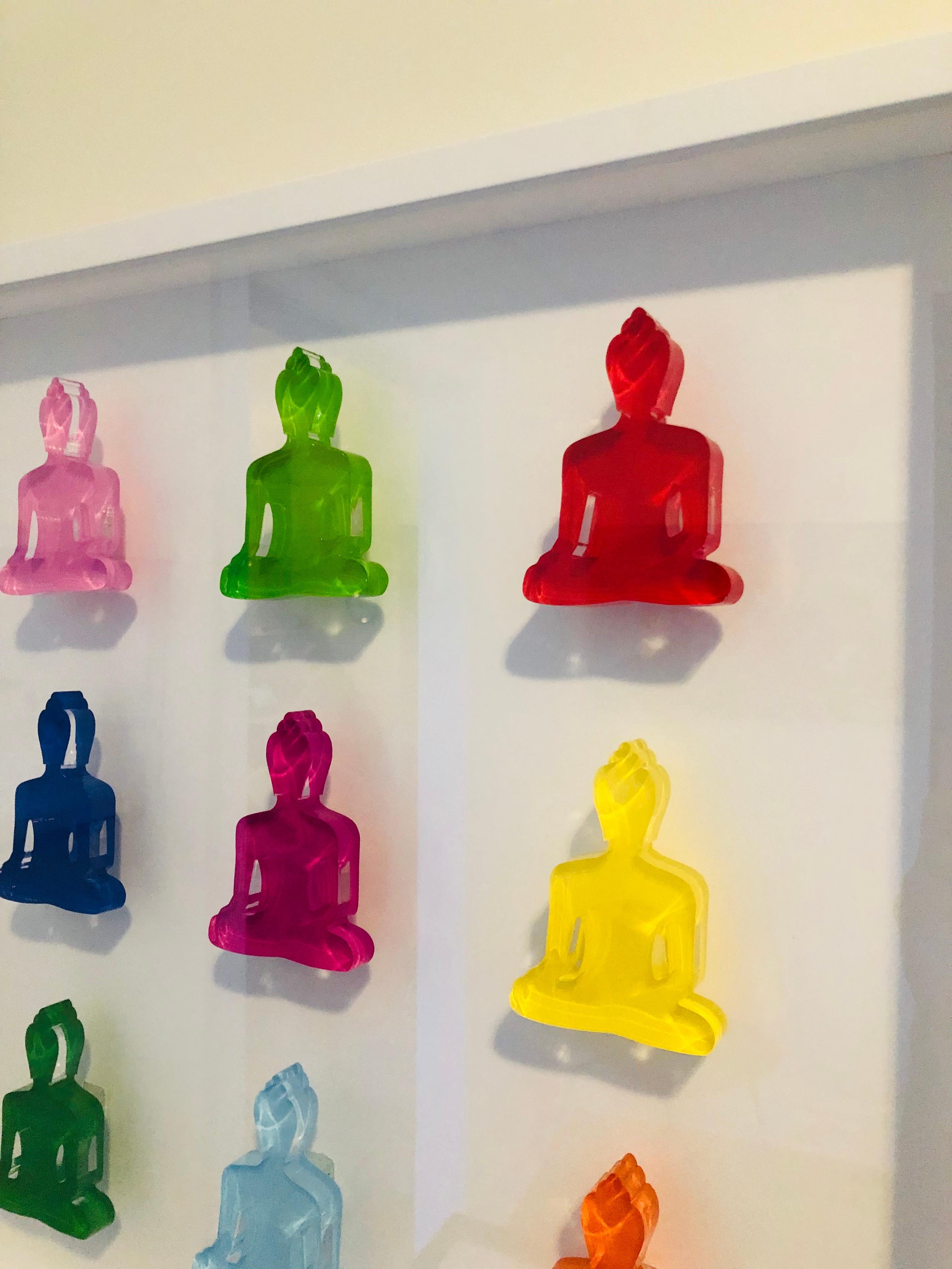 Contemporary Buddhist Wall Art - Nine Buddha Qualities 3