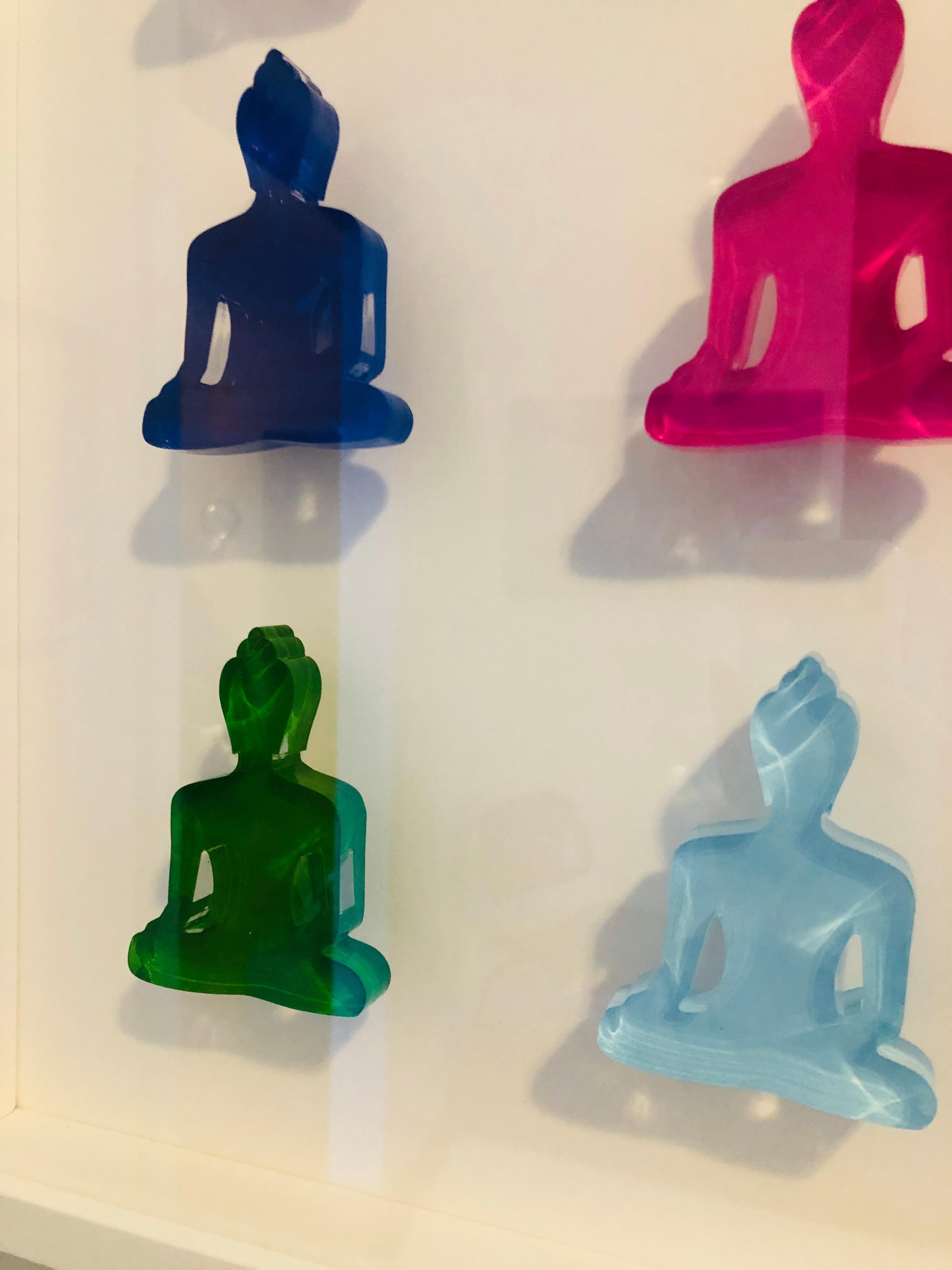 Contemporary Buddhist Wall Art - Nine Buddha Qualities 4