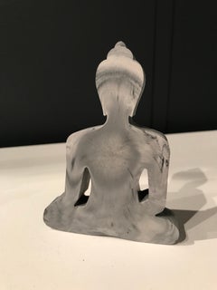 Concrete mini buddha statue