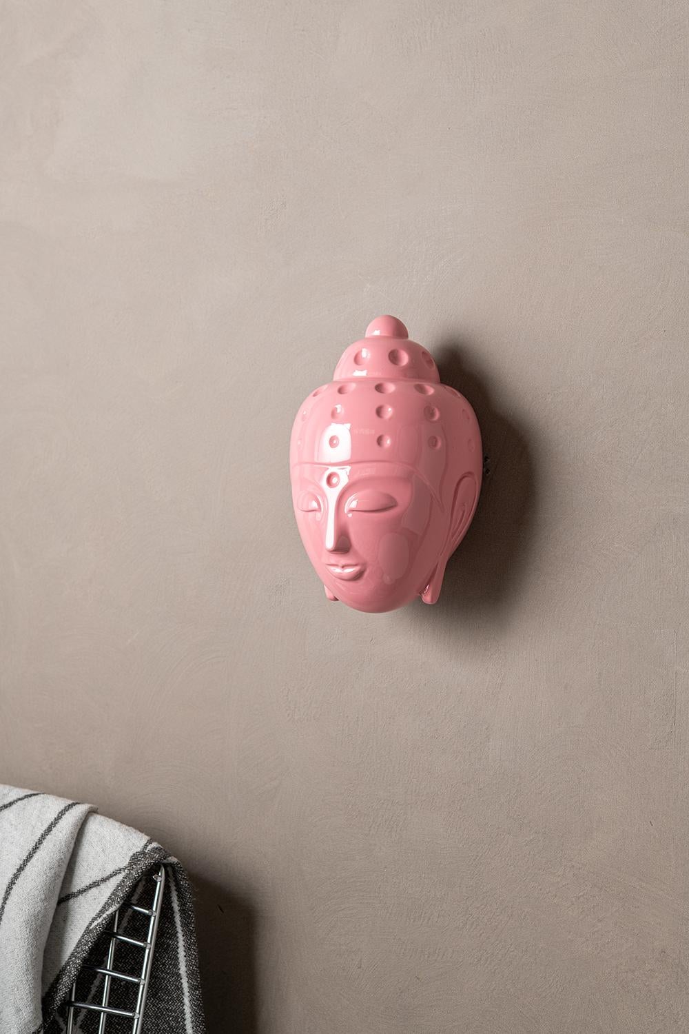 pink buddha head