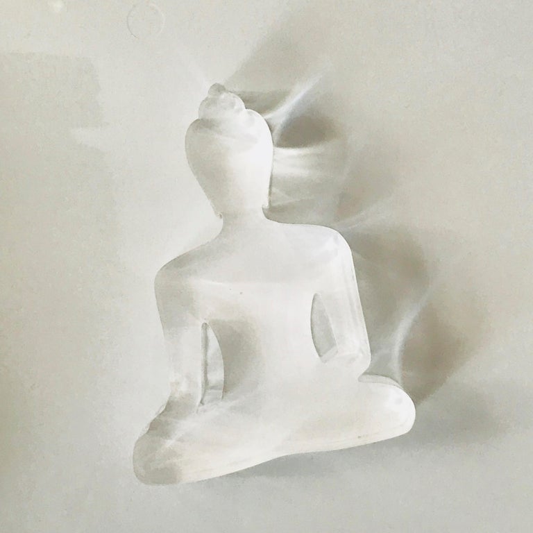 Tal Nehoray White mini Buddha statue For Sale at 1stDibs