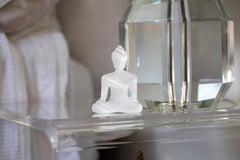 White mini Buddha statue