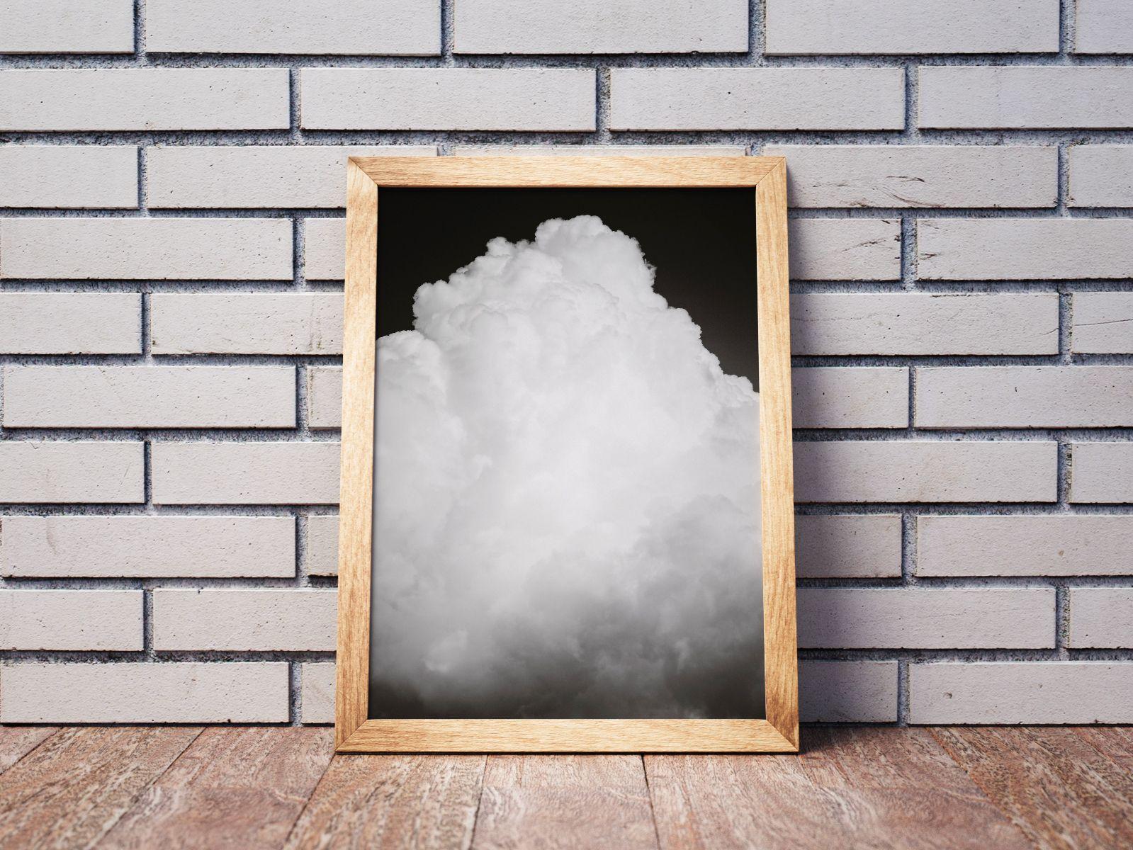 Schwarze Wolken III, Fotografie, Archivtinte- Jet (Sonstige Kunststile), Photograph, von Tal Paz-Fridman