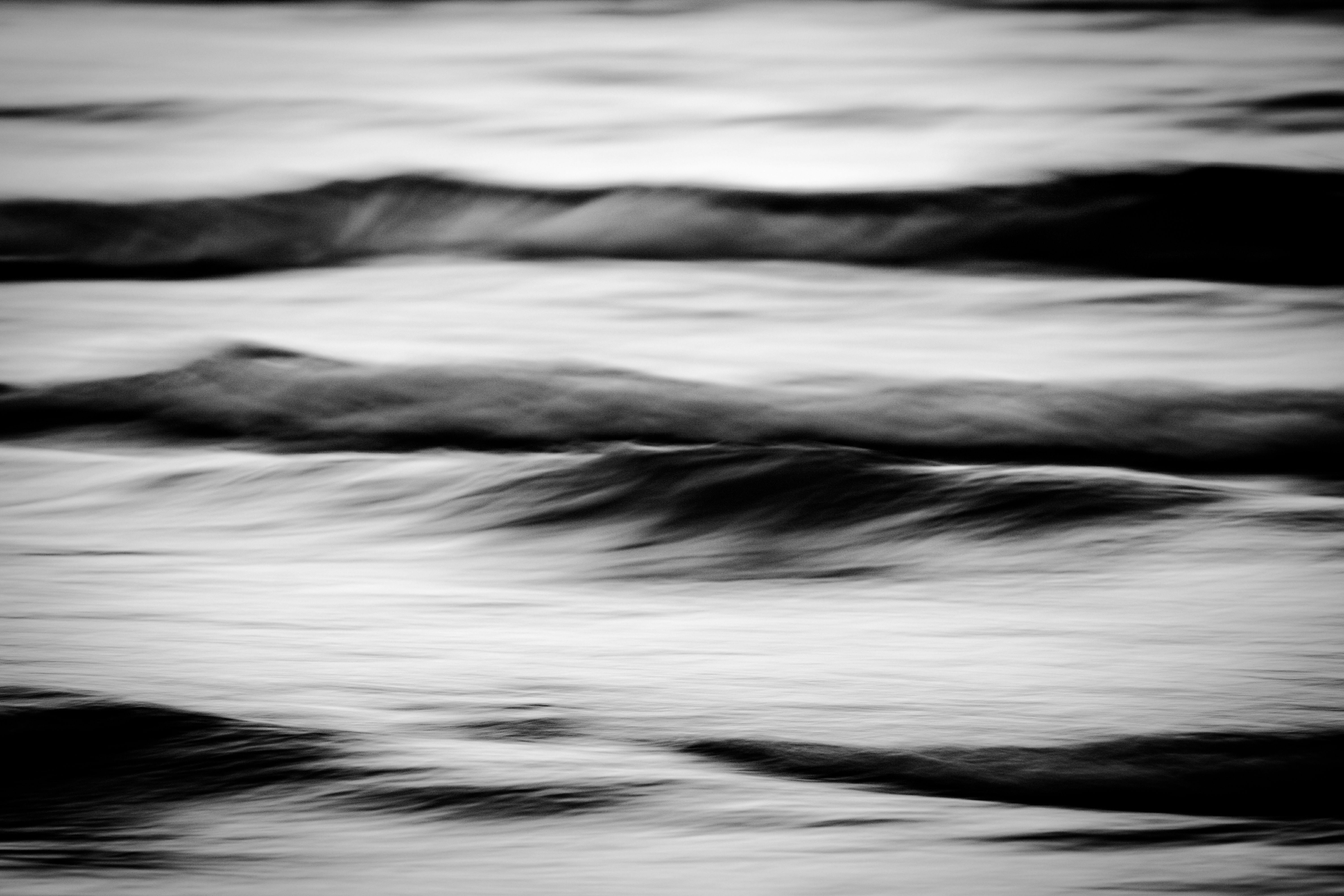 Tal Paz-Fridman Black and White Photograph - Waves II, Photograph, Archival Ink Jet
