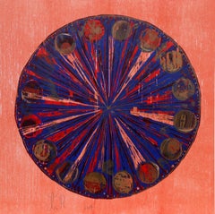 The Hour, Signed Woodcut by Tal R