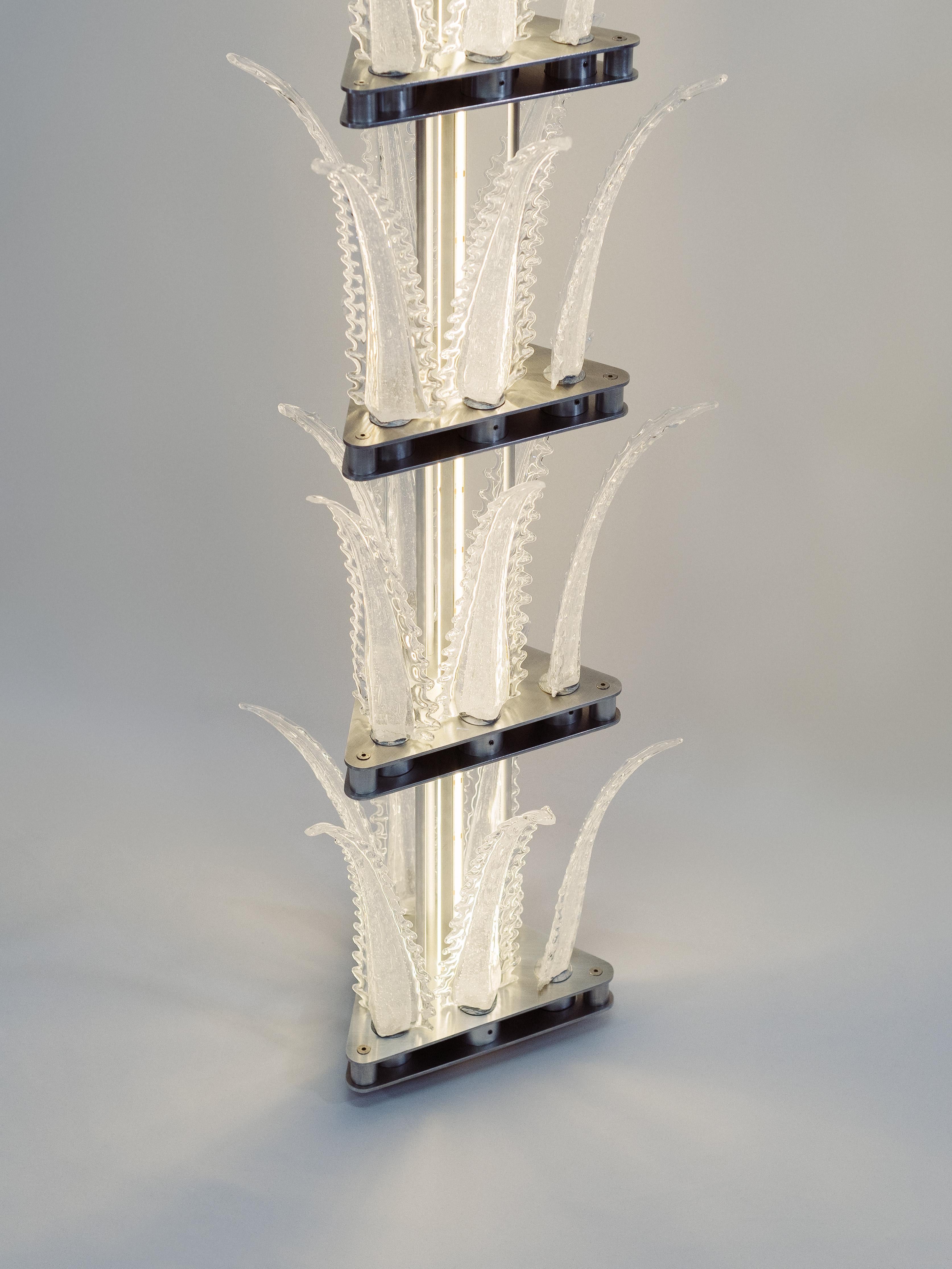 Post-Modern Talar 01, Murano Glass Sculpture Light by SCATTER.D STUDIO For Sale