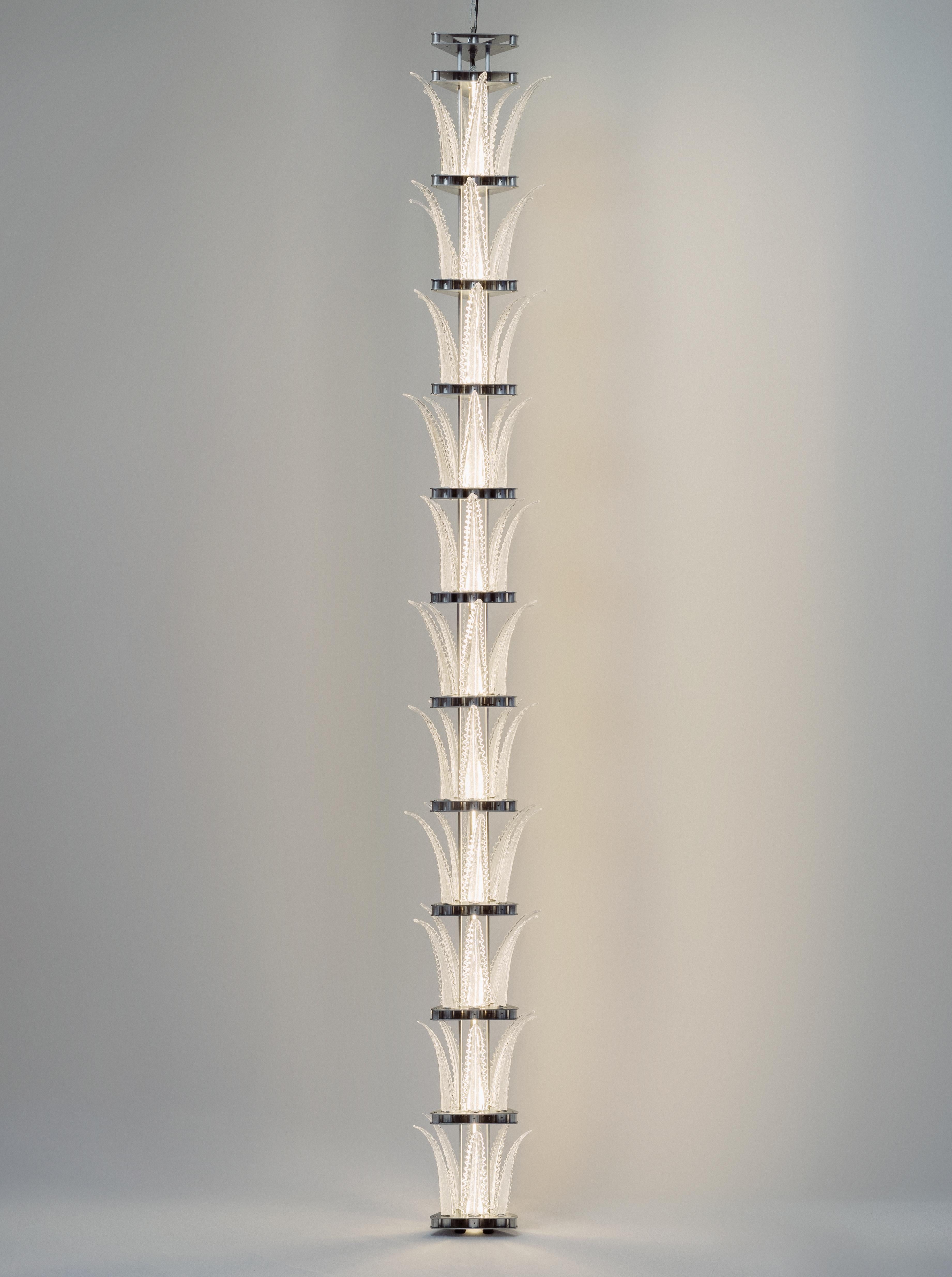 Italian Talar 01, Murano Glass Sculpture Light by SCATTER.D STUDIO For Sale