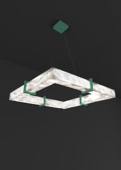 Talassa Freedom Green Metal Pendant Lamp by Alabastro Italiano