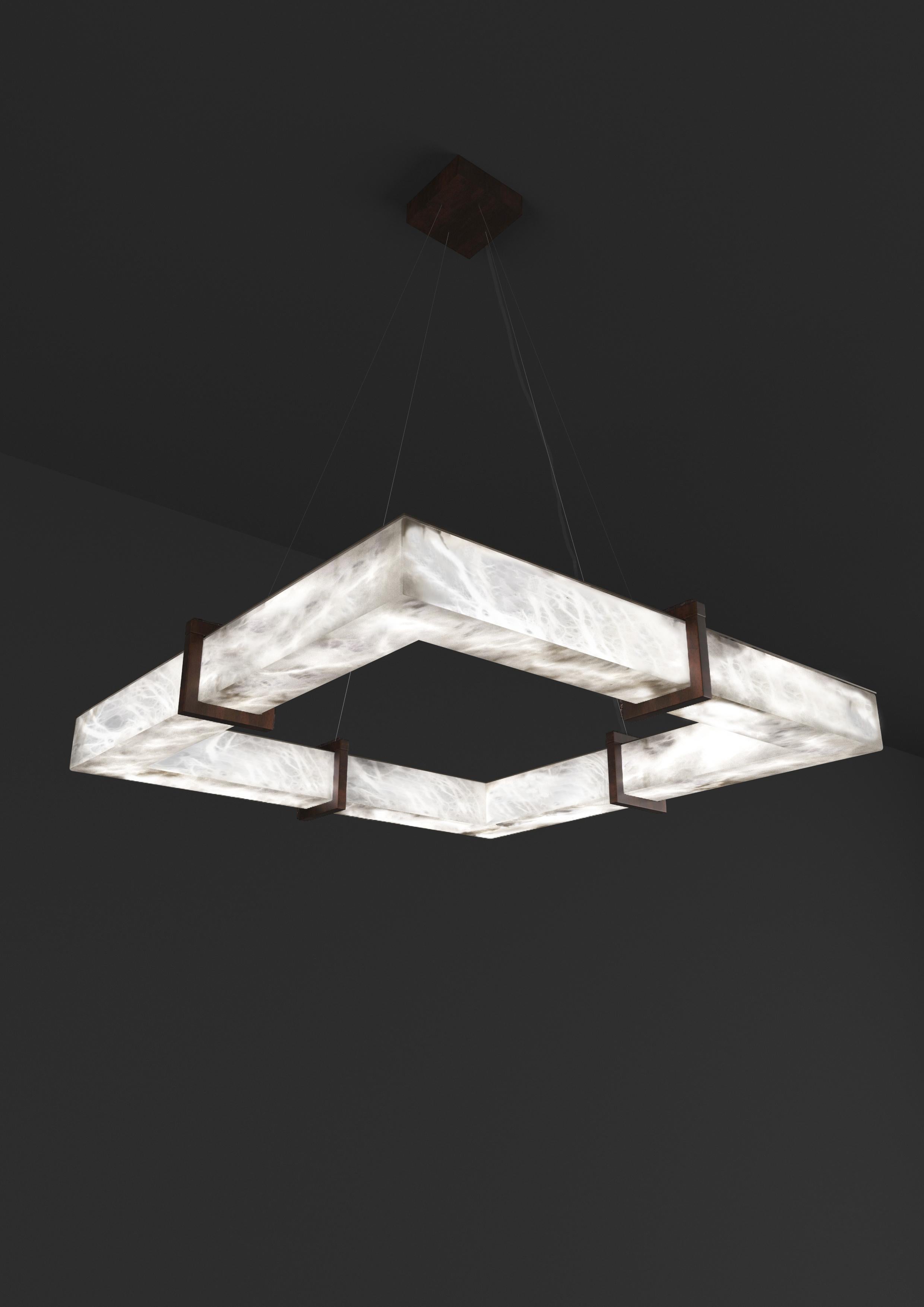 Talassa Ruggine Of Florence Metal Pendant Lamp by Alabastro Italiano
Dimensions: D 80 x W 80 x H 11 cm.
Materials: White alabaster and metal.

Available in different finishes: Shiny Silver, Bronze, Brushed Brass, Ruggine of Florence, Brushed