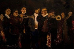 Musicos, Oil Painting on Canvas