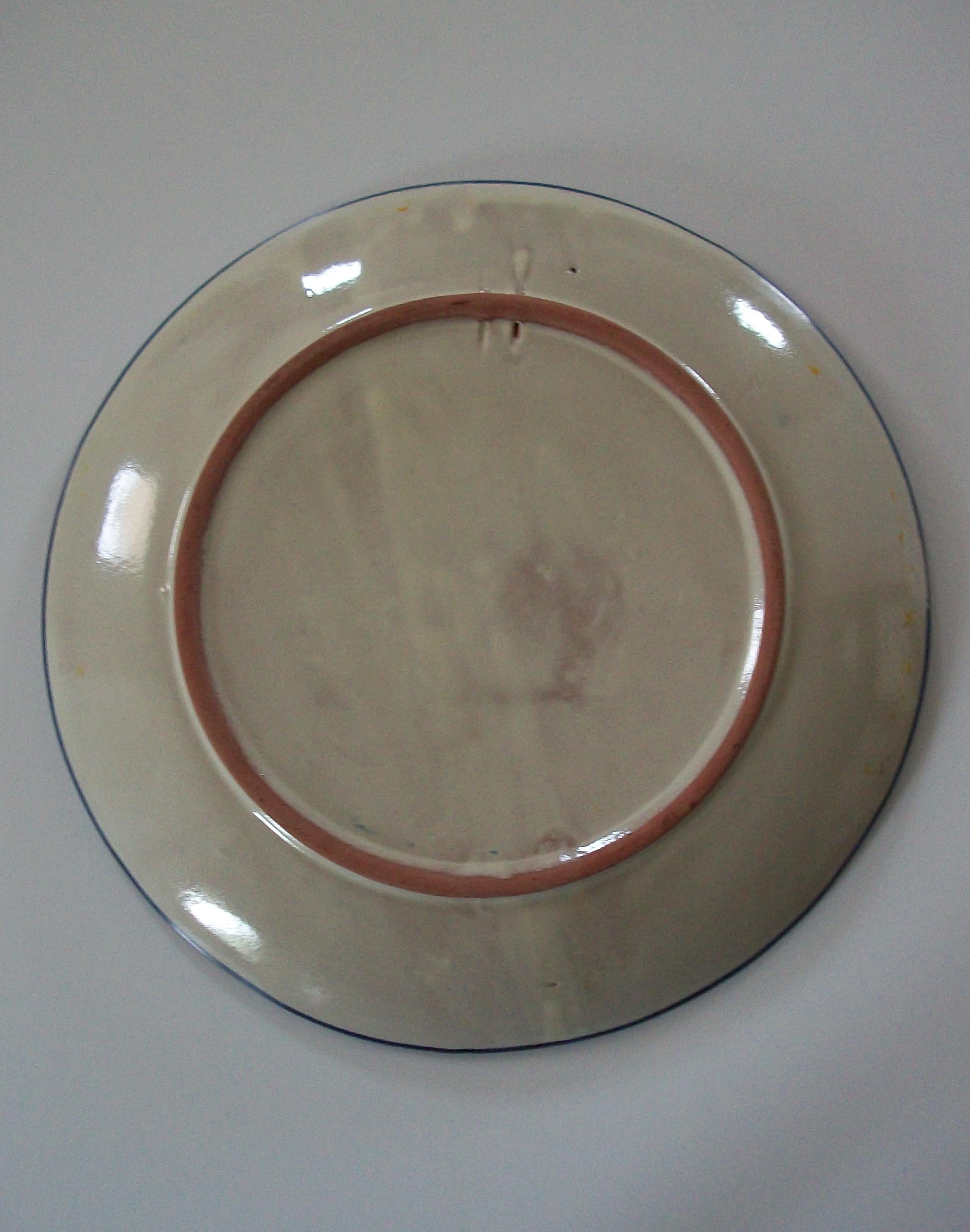 Mexicain Chargeur en poterie d'art populaire Talavera - peint à la main - Mexique - Circa 1980's en vente