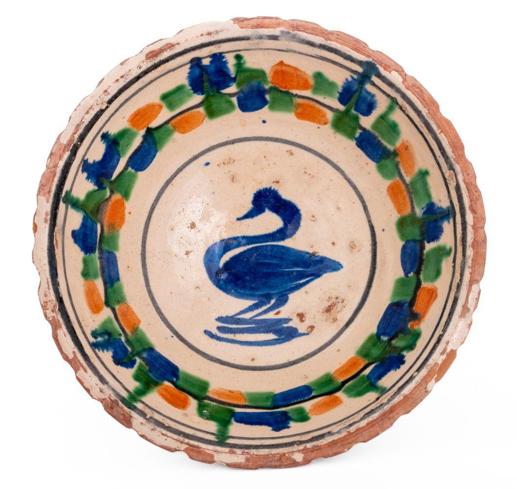 Cuencos y bandeja para servir de cerámica de Talavera, 4 Glaseado en venta