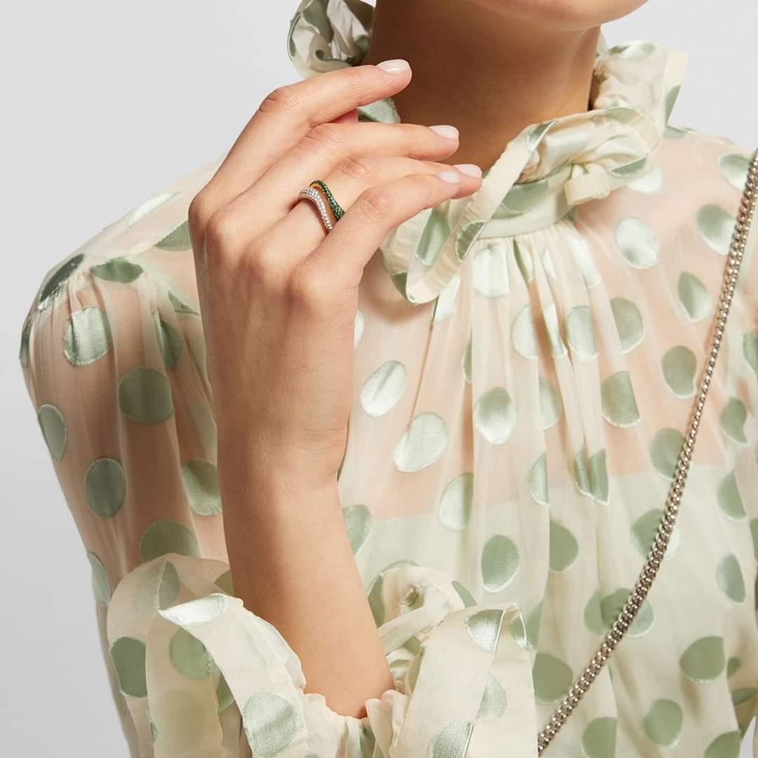Taglio baguette Talay Flow Baguette Diamond Ring in vendita
