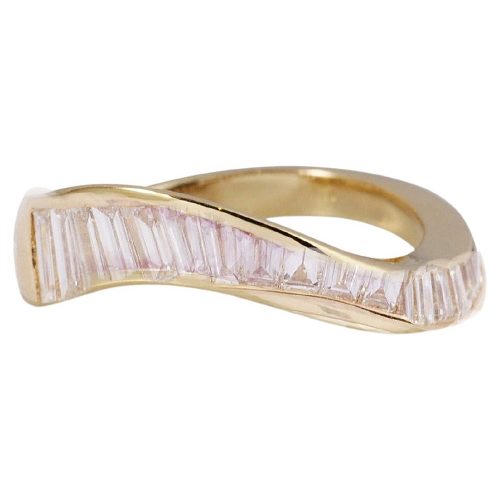 Talay Flow Baguette Diamond Ring