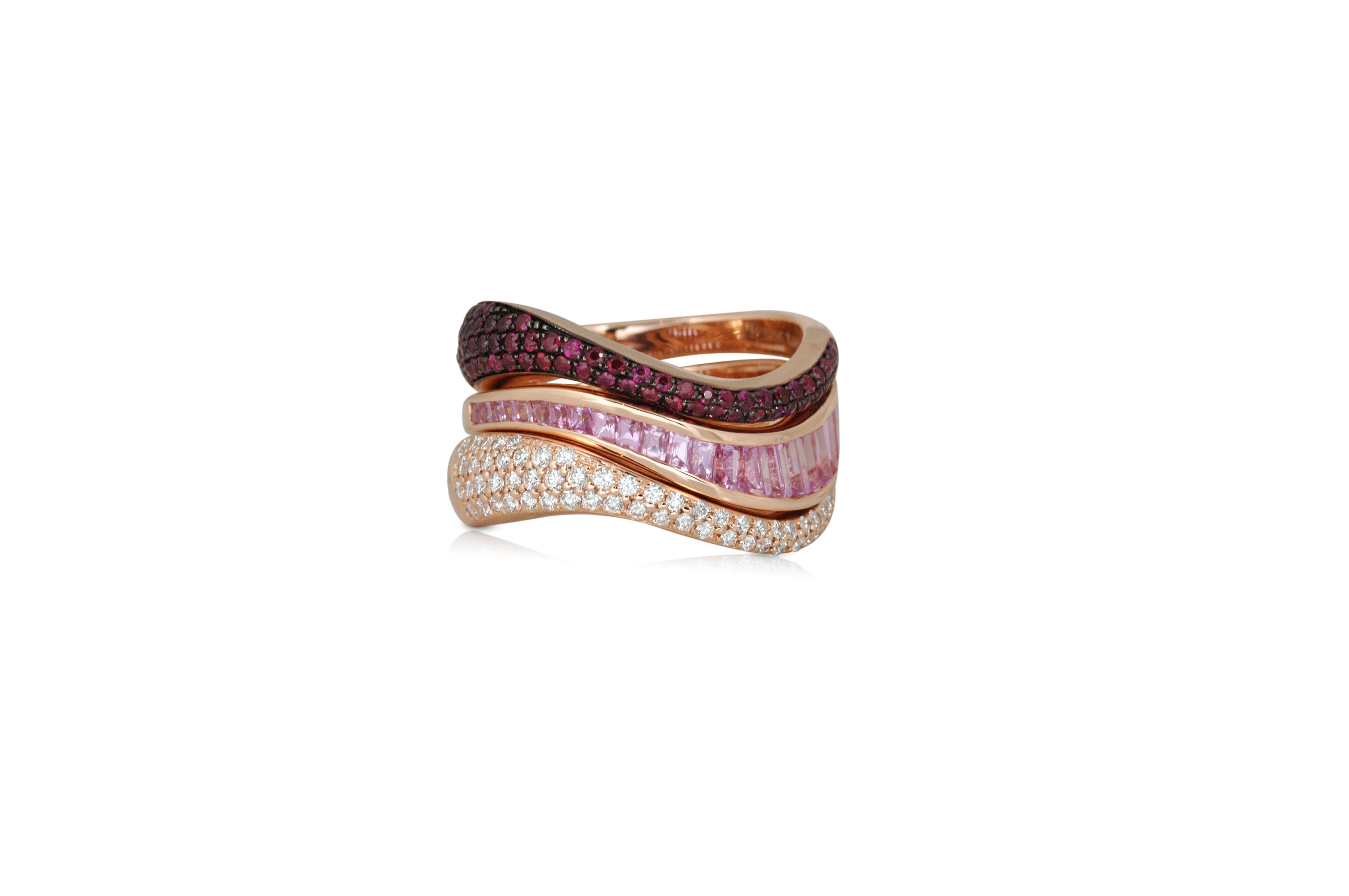 Talay Flow Ruby Baguette Ring 18K Gold 

Width: 2.0 cm
Length: 0.3 cm


Talay explores the sea’s ephemeral character and rightfully captures the essence of the sea. From the colorful ocean floor to the crashing waves, the collection embodies subtle