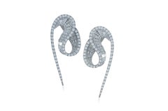 Talay Wave Diamond Earrings 18k Rose Gold