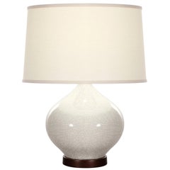 Talbot Table Lamp in Crackled Ivory Ceramic by CuratedKravet