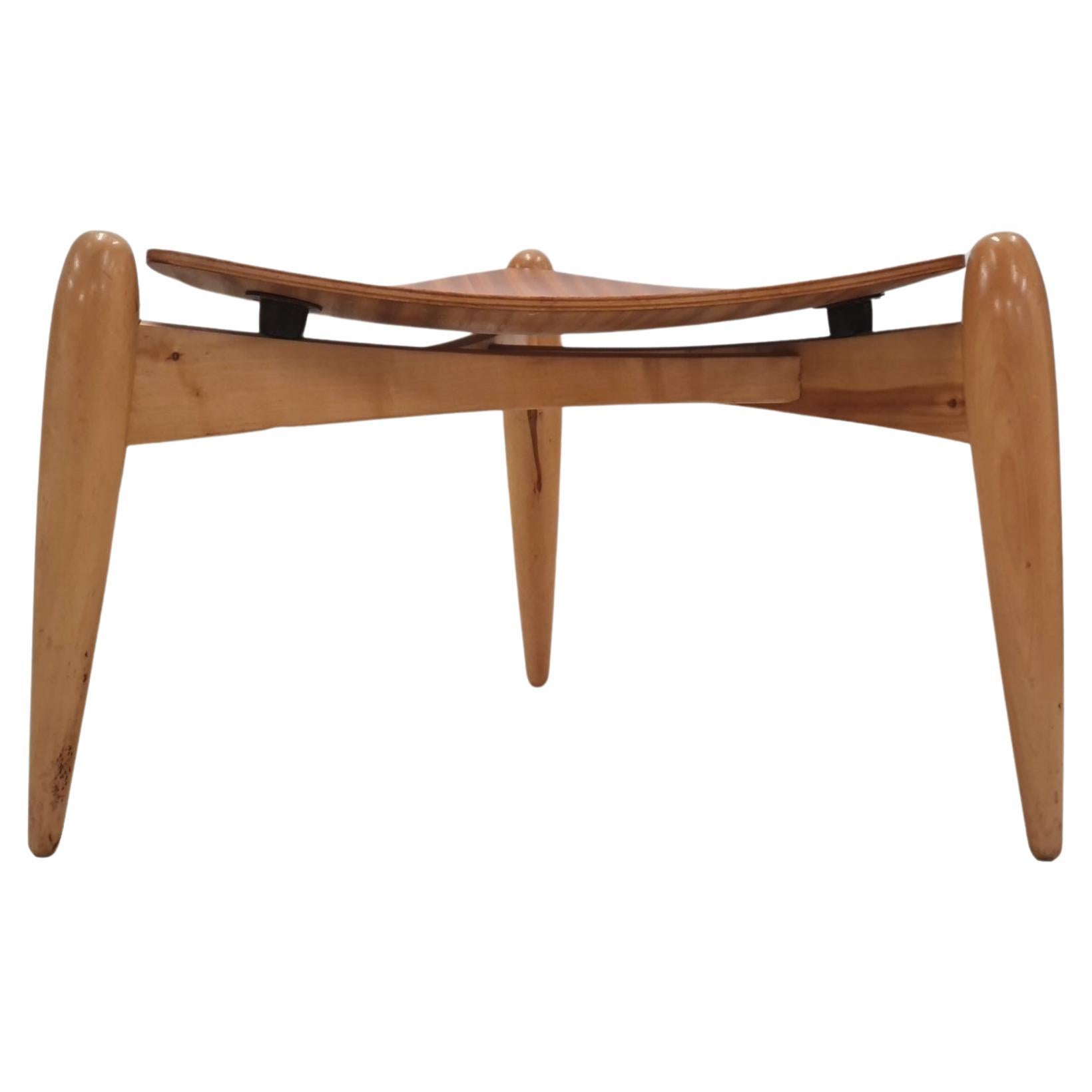 Tale stool with form-pressed plywood seat by Asko Ltd. For Sale