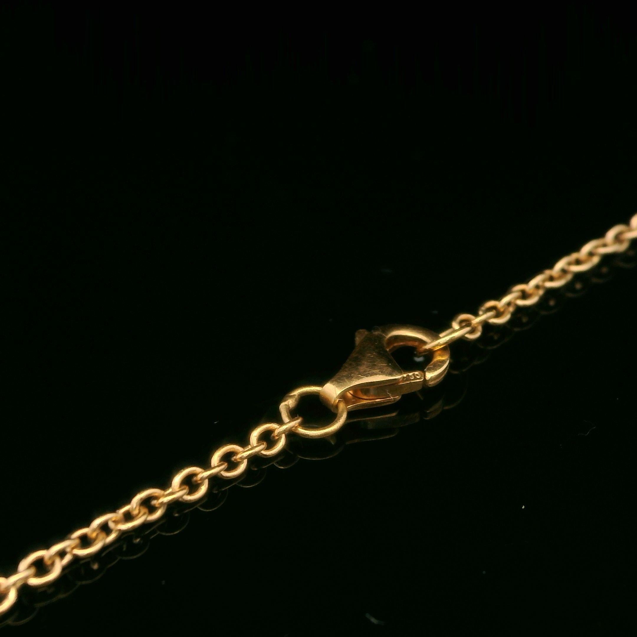 Taglio a rosa Collana con ciondolo in oro rosa 18 carati Talento Fancy Color e diamanti incolori in vendita