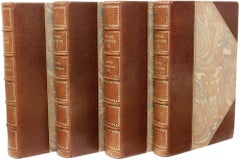 Tales And Poems Of Edgar Allan Poe. 4 vols. 1884 - IN A FINE LEATHER BINDING !