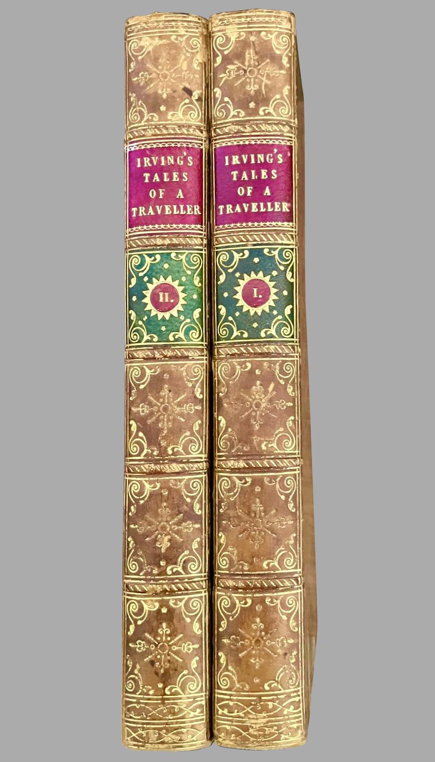 Tales of a Traveler de Geoffrey Crayon (Washington Irving), 2 volumes, 1ère édition en vente 3