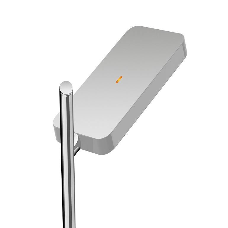 A minimal and personal sized LED floor light companion that offers 360° plus light adjustment . A perfect accessory to suit any lifestyle. 

Additional Information:
Materials: Extruded aluminum post
ABS/PC shade and base cover
Steel base