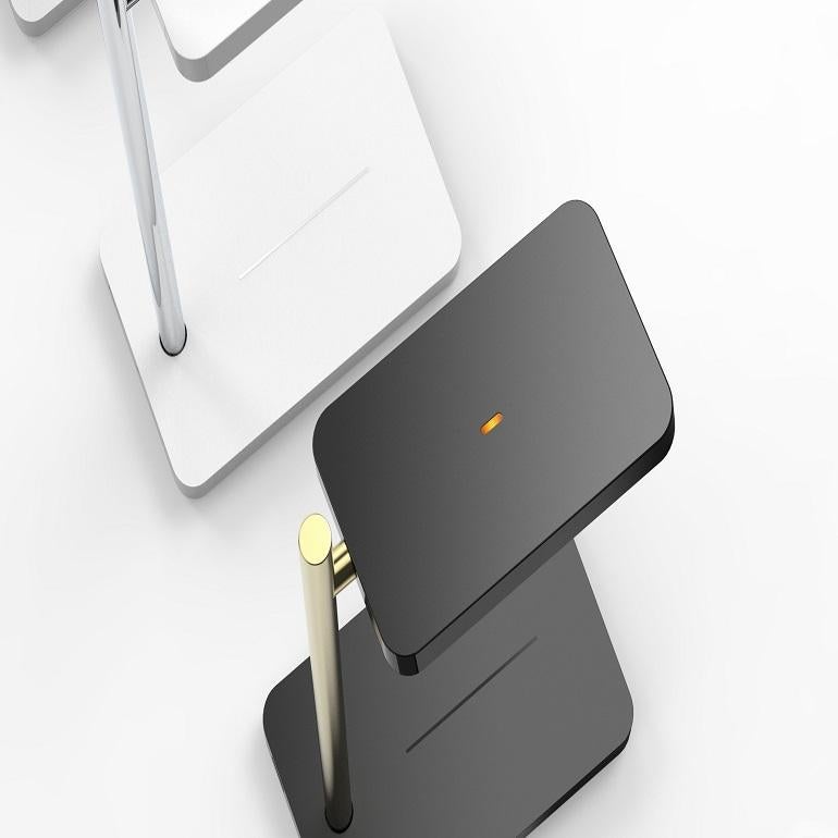 Talia Tischlampe in Grau matt/glänzender Ausführung von Pablo Designs im Angebot 6