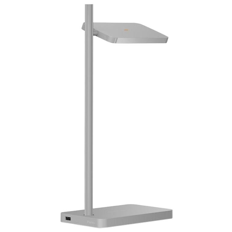 Lampada da tavolo Talia con finitura grigio opaco/lucido di Pablo Designs