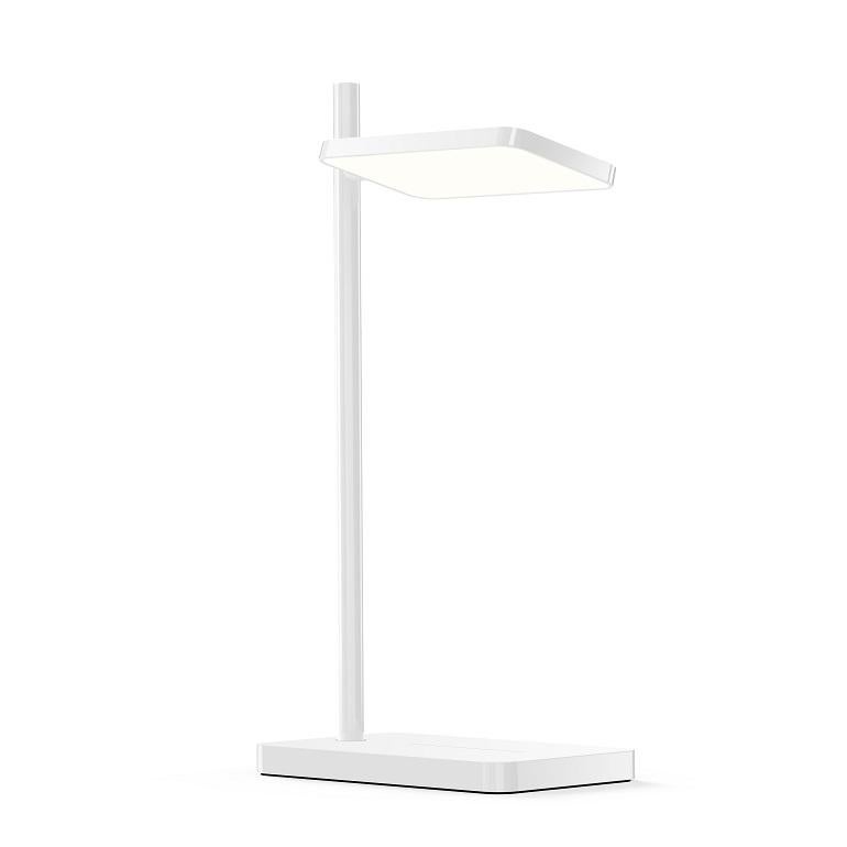 A minimal and personal sized LED task light companion that offers 360° plus light adjustment along with convenient wireless charging + USB port to pair perfectly with mobile devices.

Additional Information:
Materials: Extruded aluminum