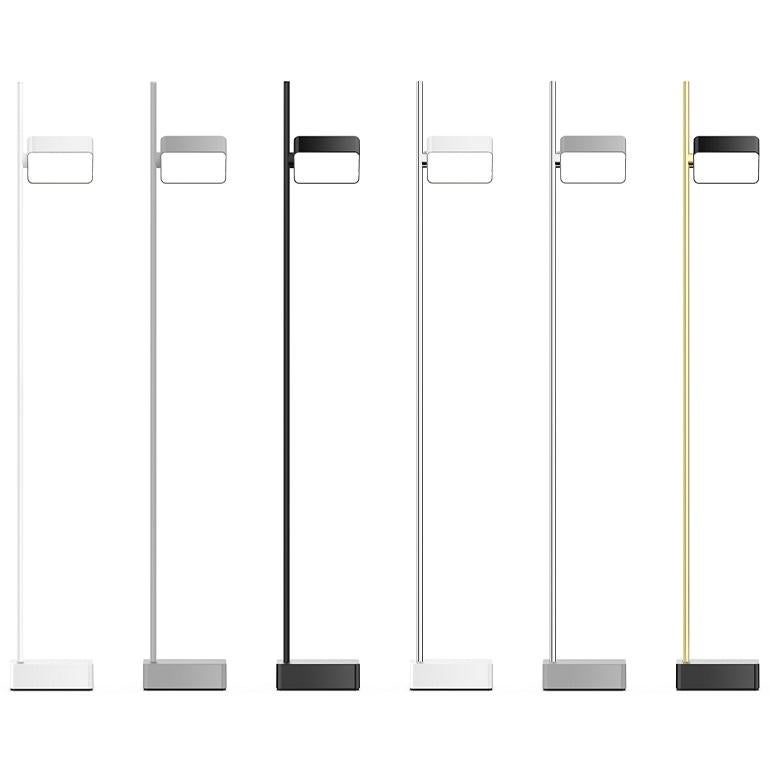 Contemporary Talia Table Lamp in White Matt/Gloss Finish by Pablo Designs For Sale