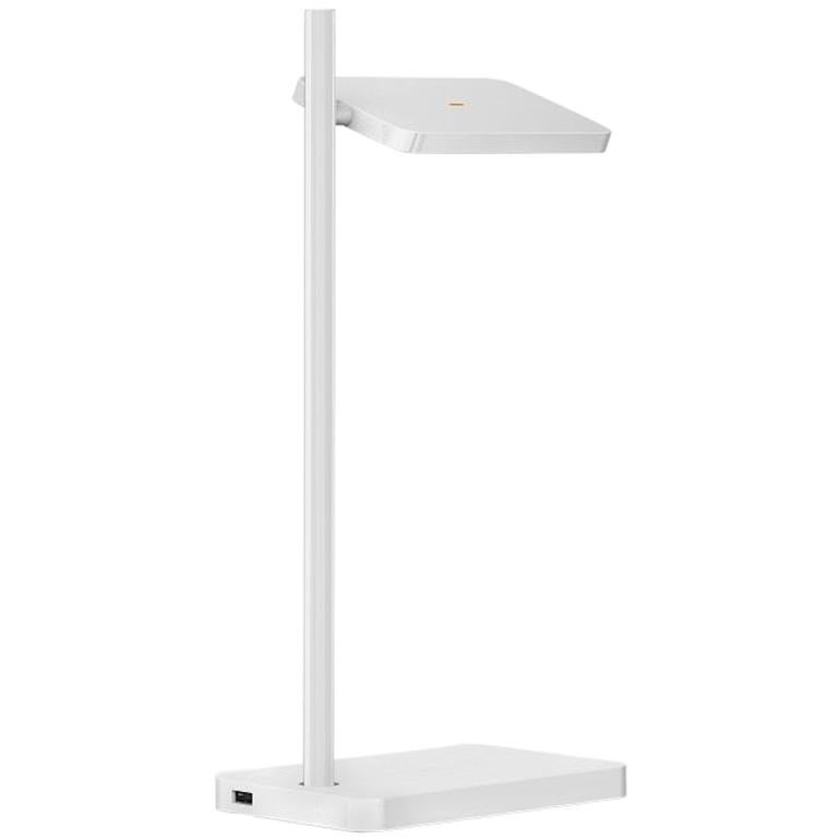 Lampe de bureau Talia en finition blanc mat/gris par Pablo Designs en vente