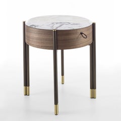 Talia White Side Table